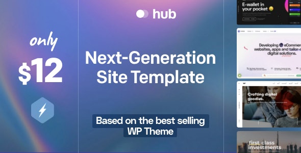 Hub – HTML Responsive Multi-Purpose Template