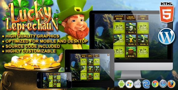 Lucky Leprechaun – HTML5 Instant Win Game