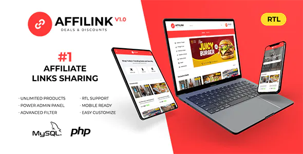 AffiLink – Affiliate Link Sharing Platform  2.6.0