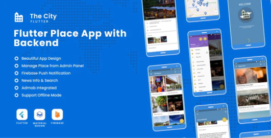 The City Flutter – Place App with Backend