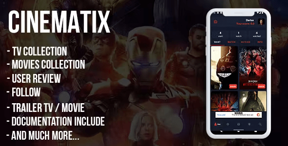 Cinematix – collection of movies and tv series