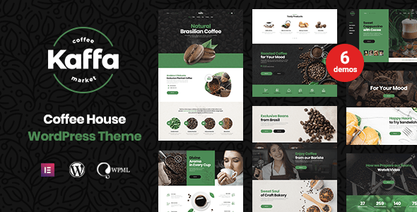 Kaffa – Cafe  Coffee Shop WordPress Theme + RTL 1.1.2