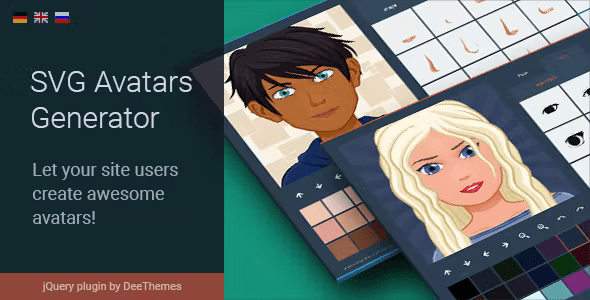 SVG Avatars Generator – jQuery Plugin