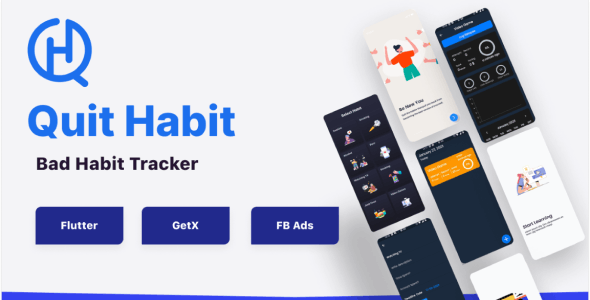 Quit Habit – Bad Habit Tracker Flutter With Facebook Ads