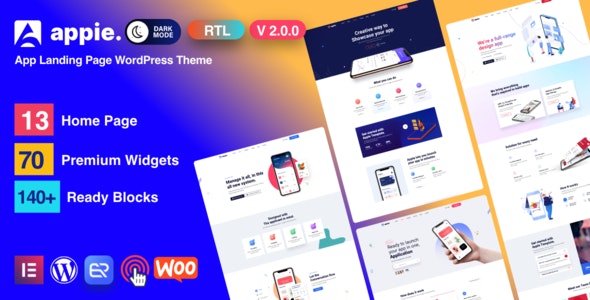 Appie app landing page