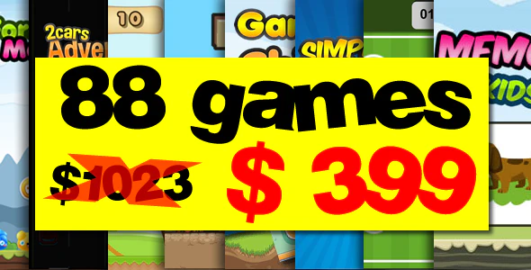 Super Mega Bundle 88 Games – HTML5 Games “Construct 3 / Construct 2