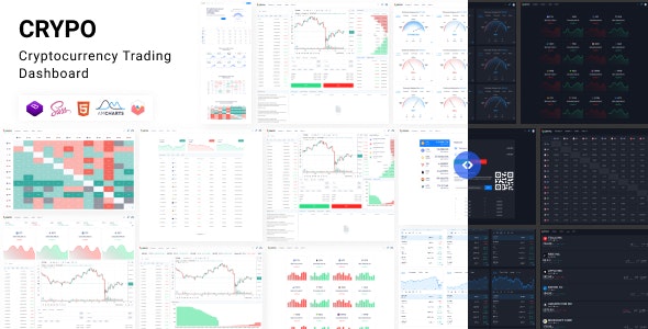 Crypo – Cryptocurrency Trading Dashboard HTML Template