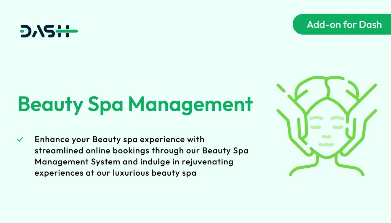 Beauty Spa Management – Dash SaaS Add-on