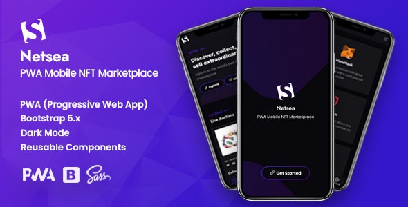 Netsea – PWA Mobile NFT Marketplace