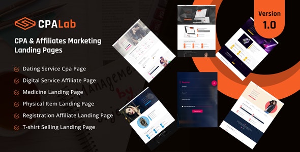 CpaLab – Cpa And Affiliates Marketing Landing Pages 2.0