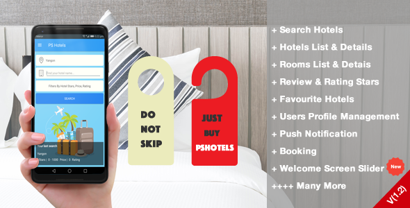 Hotels Android App With Material Design & PHP Backend