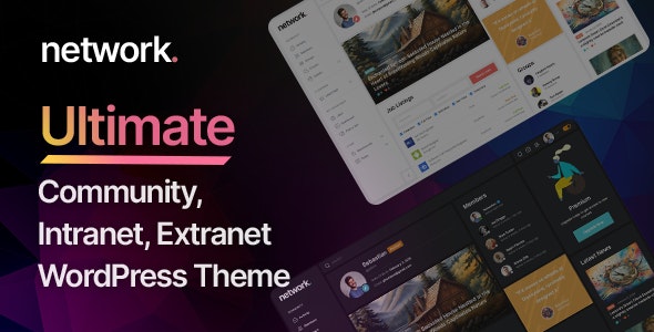 Network – Intranet, Extranet, Community WordPress Theme