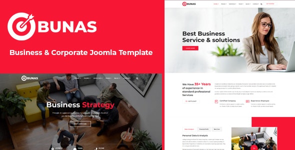 Bunas – Multipurpose Business and Corporate Joomla 4 Template 1.1