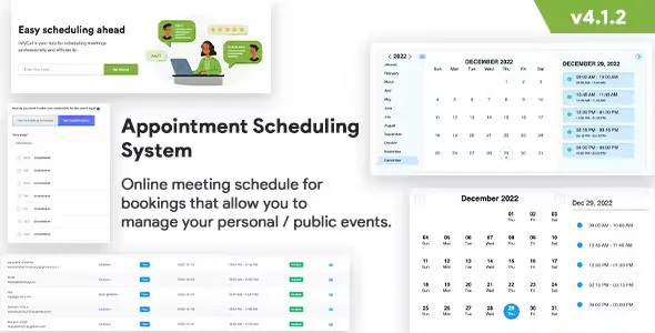 Appointment Scheduling System – Meetings Scheduling – Calendly Clone – Online Appointment Booking