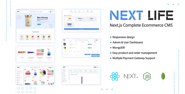 NextLife – Next.js Ecommerce CMS