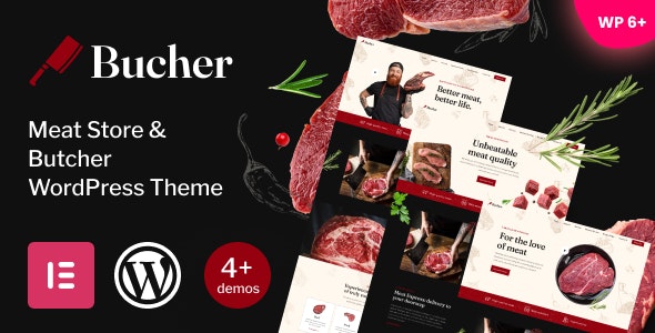 Bucher – Meat Store & Butcher WordPress Theme 1.05