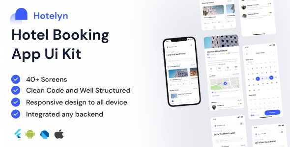 Hotelyn | Flutter Hotel Booking App Ui Kit