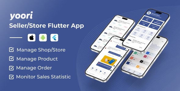 YOORI eCommerce Flutter Seller App