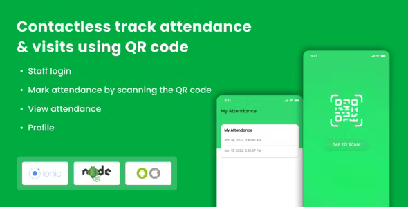 Track attendance using QR code 1.5