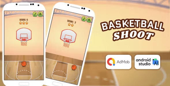 Basketball Shoot Game Android Studio Project with AdMob Ads + Ready to Publish