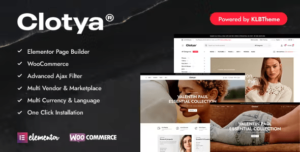 Clotya – Fashion Store eCommerce Theme 1.2.6