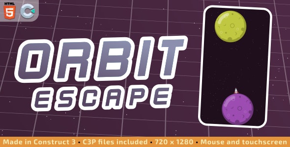 Orbit Escape – HTML5 Casual game