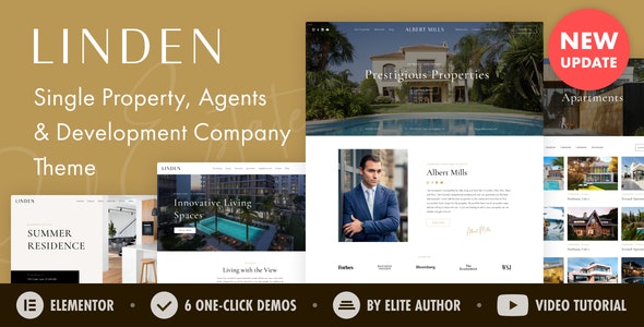 Linden — Single Property WordPress Theme