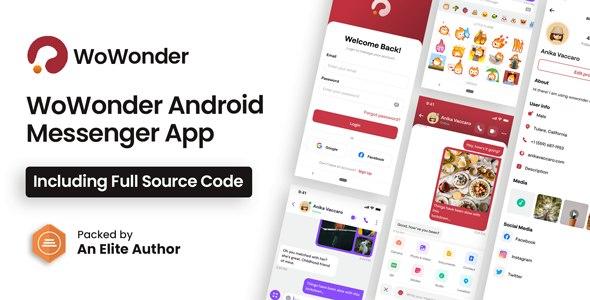 WoWonder Android Messenger – Mobile Application for WoWonder Social Script