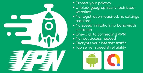 VPN Pro + free VPN and best VPN + Android Full Code + Admob Ads