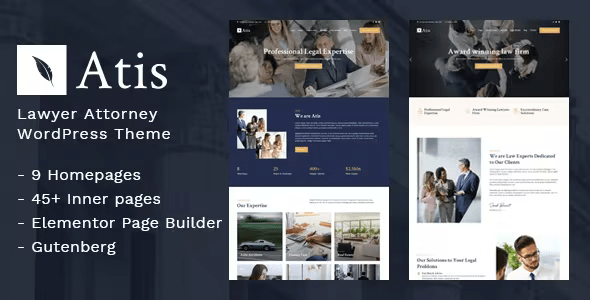 Atis – Lawyer and Law Firm Theme 1.3.9