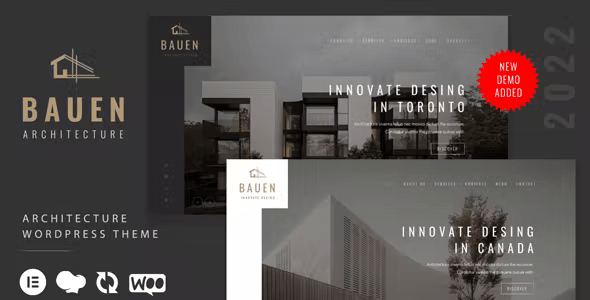 BAUEN – Architecture  Interior Elementor WordPress Theme