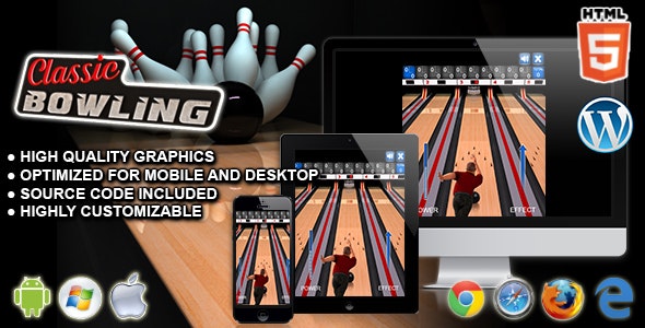 Classic Bowling – HTML5 Sport Game