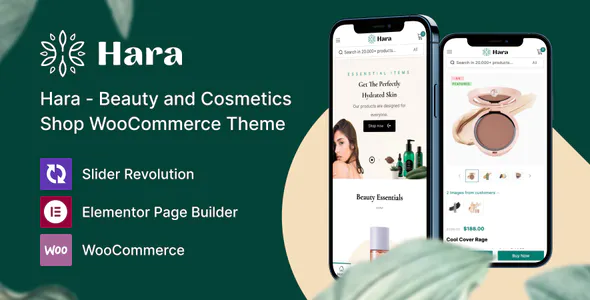 Hara – Beauty and Cosmetics Shop WooCommerce Theme 1.2