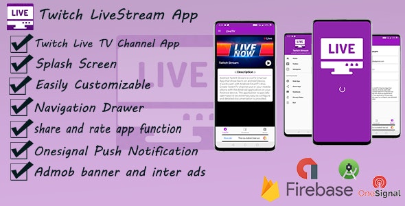 Live TV Streaming App For Twitch