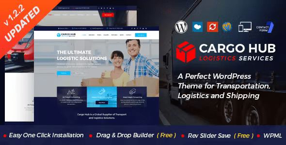 Cargo HUB – Transportation and Logistics WordPress Theme 1.3.2