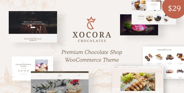 Xocora – Food Bakery WooCommerce WordPress Theme