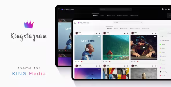 Kingstagram – King Media Viral Magazine Theme
