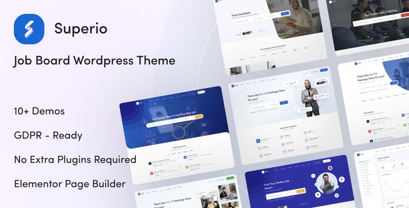 Superio – Job Board WordPress Theme 1.3.18