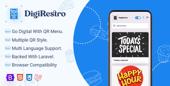 DigiRestro – Single Owner Multiple Restaurant QR Menu Generator