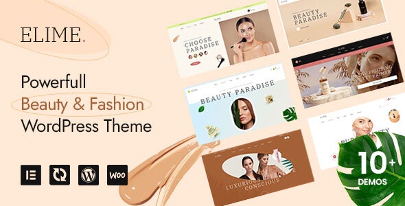 Elime – Multipurpose Cosmetics & Fashion WordPress Theme