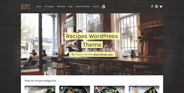 Recipes – WordPress Theme