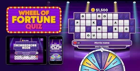 Wheel Of Fortune Quiz – HTML5 Game