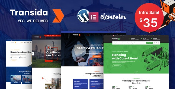 Transida – Logistics WordPress Theme 1.5