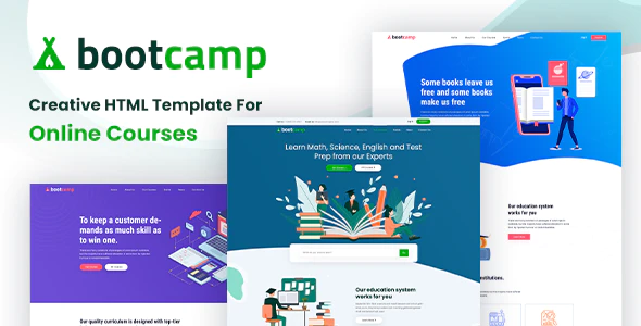 Bootcamp – Online Courses and Educational Site Template