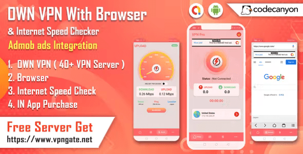 OWN VPN – Pro VPN – Free VPN Unlimited Proxy with Private Browser & Internet speed test (Android 12)