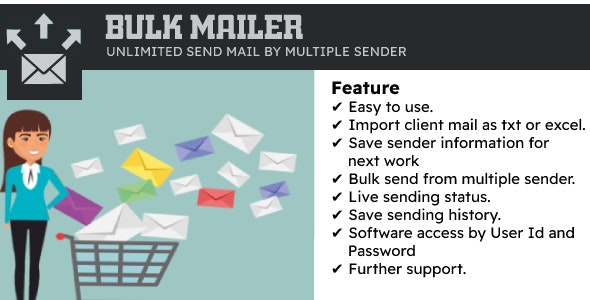 SMTP Bulk Email Sender-Bulk Mailer-Source Code