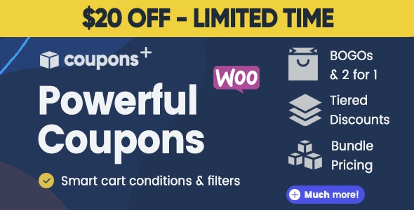 Coupons + | Advanced WooCommerce Coupons Plugin