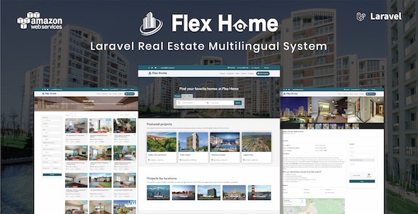 Flex Home – Laravel Real Estate Multilingual System