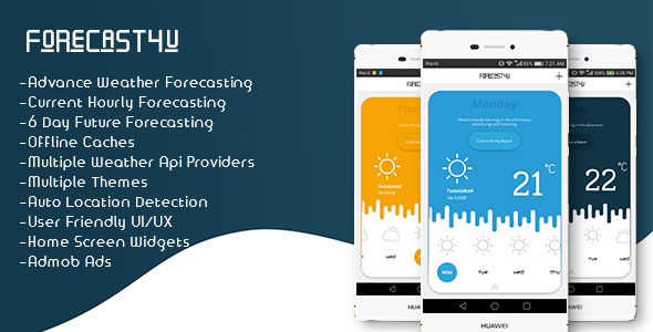 Forecast4u Weather App+Offline Cache