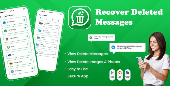 All Recover Deleted Messages – WAMR – Recover Deleted Messages WA – Auto RDM – Messages Recovery App